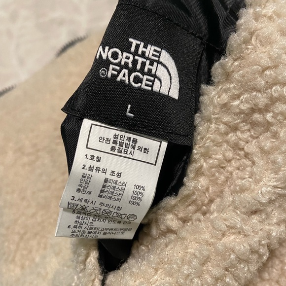 TNF reversible puffer + fleece NAVY - Picture 7 of 7